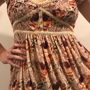 Free People velvet flower dress